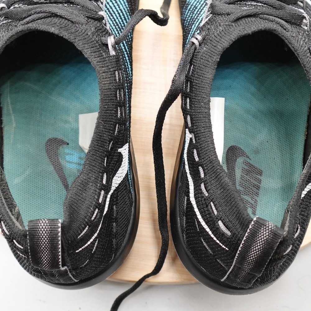 Nike Shoes Womens 8 Free TR Focus Flyknit Training Black White 833410-001 Flaw - Picture 8 of 10